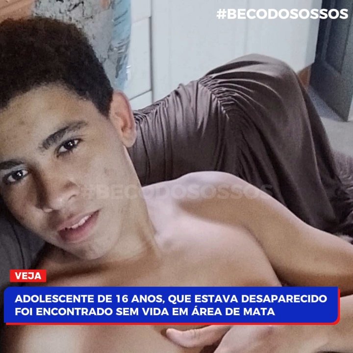 becodosossos's tweet photo. Teve um desfecho trágico o caso do desaparecimento de Pedro Wellington da Paixão Garcia, de 16 anos. O adolescente, que estava desaparecido desde o dia 5 de julho, após ser visto pela última vez no bairro Vila Abrão, em Rio Branco do Sul, foi encontrado sem vida nesta quarta-feira, 15 de julho.

O corpo foi localizado por moradores no bairro Vila São Pedro, nas proximidades da empresa Rio Nile. Assim que a ocorrência foi comunicada, equipes da Polícia Militar e da Polícia Civil estiveram no local para os primeiros procedimentos. Segundo as informações iniciais, o corpo já estava em avançado estado de decomposição.

Mesmo diante das dificuldades, familiares realizaram o reconhecimento e confirmaram que a vítima era Pedro Wellington. A notícia provocou grande tristeza entre amigos e pessoas que acompanhavam as buscas desde o desaparecimento do adolescente.

As circunstâncias da morte ainda serão esclarecidas. O caso segue sob investigação da Polícia Civil, que aguarda os resultados da perícia e dos exames periciais para determinar a causa da morte e verificar o que aconteceu com o adolescente durante o período em que esteve desaparecido.

Aos familiares e amigos de Pedro Wellington, ficam os mais sinceros sentimentos neste momento de profunda dor.