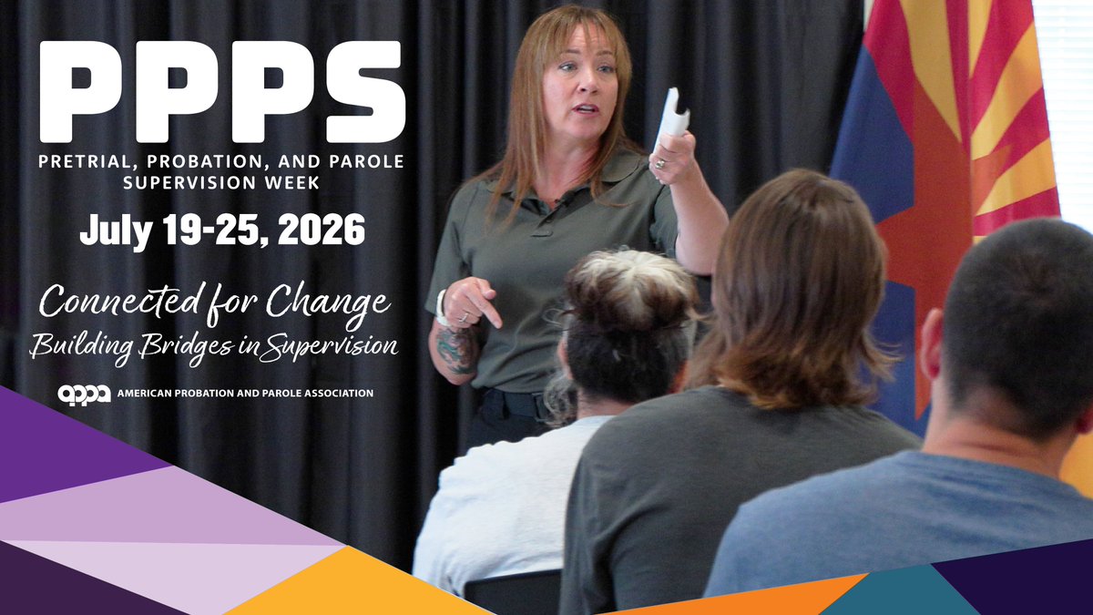 AZCorrections's tweet photo. Celebrating National Pretrial, Probation, and Parole Supervision Week (PPPS Week) and recognizing all the vital contributions of our local community supervision offers and staff. https://t.co/oIlD7YQe6M