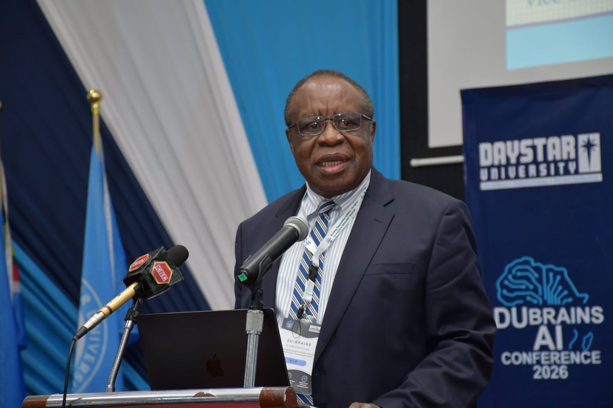 Profshaukat's tweet photo. Delighted to give opening statement at DU-BRAINS AI Conference 2026, convened by @DaystarUni under the theme, "Building Responsible Artificial Intelligence for Inclusive Networked Societies."
As a country 🇰🇪 we are moving from discussion to discovery, from research to application, and from prototypes to products that improve lives.
We must build Al systems that recognise our crops, understand our diseases, speak Kiswahili and other African languages, support our teachers, empower our enterprises and respond to the realities of our communities. The future of Africa must not simply be coded for us. It must be coded with us and increasingly coded by us. @_AfricanUnion Producing more from less for more.
Kenya & Africa in general must avoid outsourcing intelligence but develop capabilities across the entire Al value chain-from data and computing infrastructure to research, intellectual property, deployment and commercialisation.
#Al can improve productivity, expand access to knowledge and save lives. But it can also reproduce discrimination, violate privacy, spread misinformation, undermine democratic processes and displace workers. Responsible Al must therefore be grounded in human rights, fairness, transparency, security, accountability and meaningful human oversight.
I commend @DaystarUni under the leadership of Prof. @ayiro_p 
for bringing together researchers, innovators, policymakers, industry, students and ethical leaders to address one of the defining questions of our generation: How do we harness artificial intelligence to expand human opportunity without diminishing human dignity?
We must not merely participate in the #Al revolution. Kenya and Africa must help lead it-responsibly, inclusively, ethically and boldly. This is a game changer. @nacosti @nrfkenya @Diaspora_KE @KENIAupdates @PSCKenya @TWASnews @AASciences @OfficePCS_KE @MusaliaMudavadi