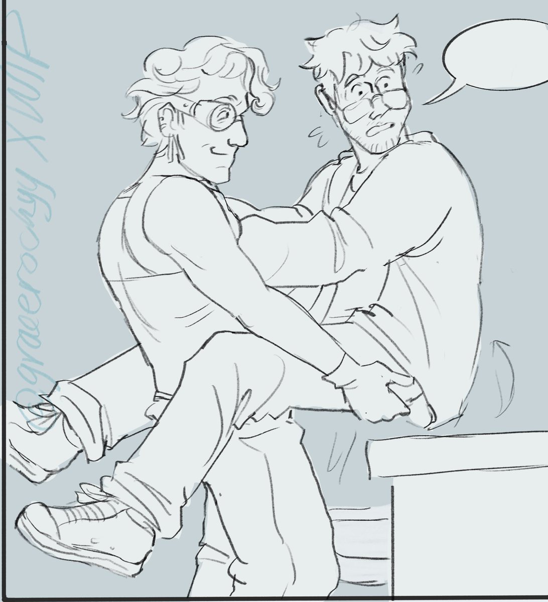 gracerockyy's tweet photo. okay consensus has ruled for me to post the whole comic at once so until then heres a cute wip panel #rocktiz https://t.co/geLw3eI7mu