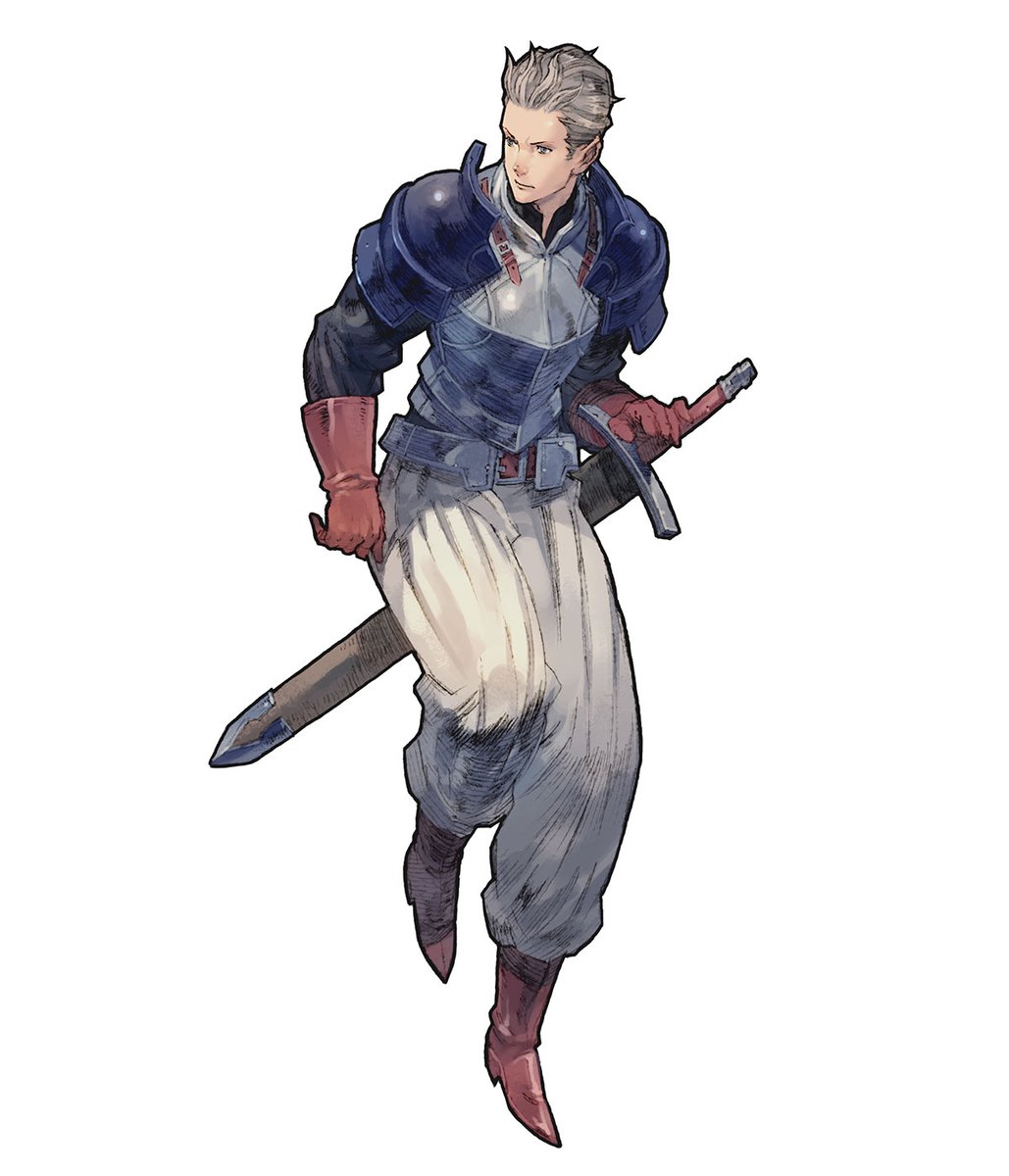 creativeuncut's tweet photo. Denam Pavel, Catiua Pavel, Vyce Bozeck, and Ravness Loxaerion from Tactics Ogre: Let Us Cling Together. 

More art from the game: https://t.co/exkhAOM34P https://t.co/rMgw3maKhM