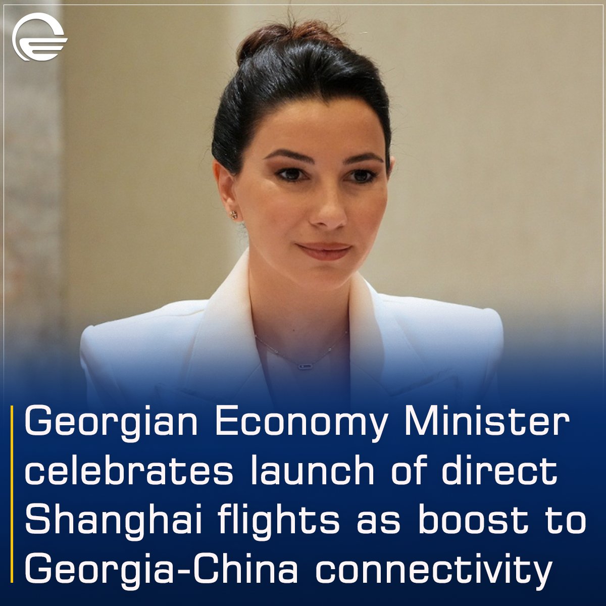 tv_imedi's tweet photo. Georgian Economy Minister celebrates launch of direct Shanghai flights as boost to Georgia-China connectivity

🔗Read more: https://t.co/abgk5CnM1p https://t.co/7Jswa3tCYn