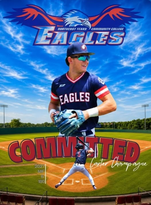 team_louisiana's tweet photo. Congratulations to @CarterCham84774 of Erath on his commitment to Northeast Texas CC. Very well deserved! Exciting times for both Carter and is family! #TEAMLOUISIANAPROUD https://t.co/qwSmEIfyR6