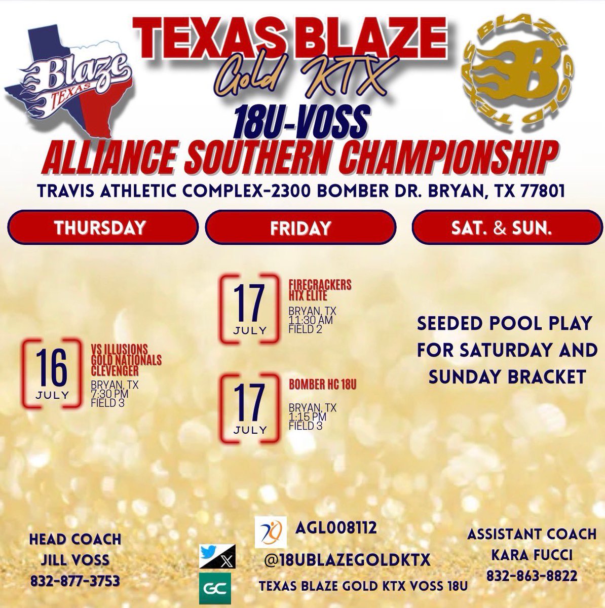EvaTyler_16's tweet photo. Here we come college station , can’t wait to play this weekend 
@SoftballTemple https://t.co/c8WHeyzVCB