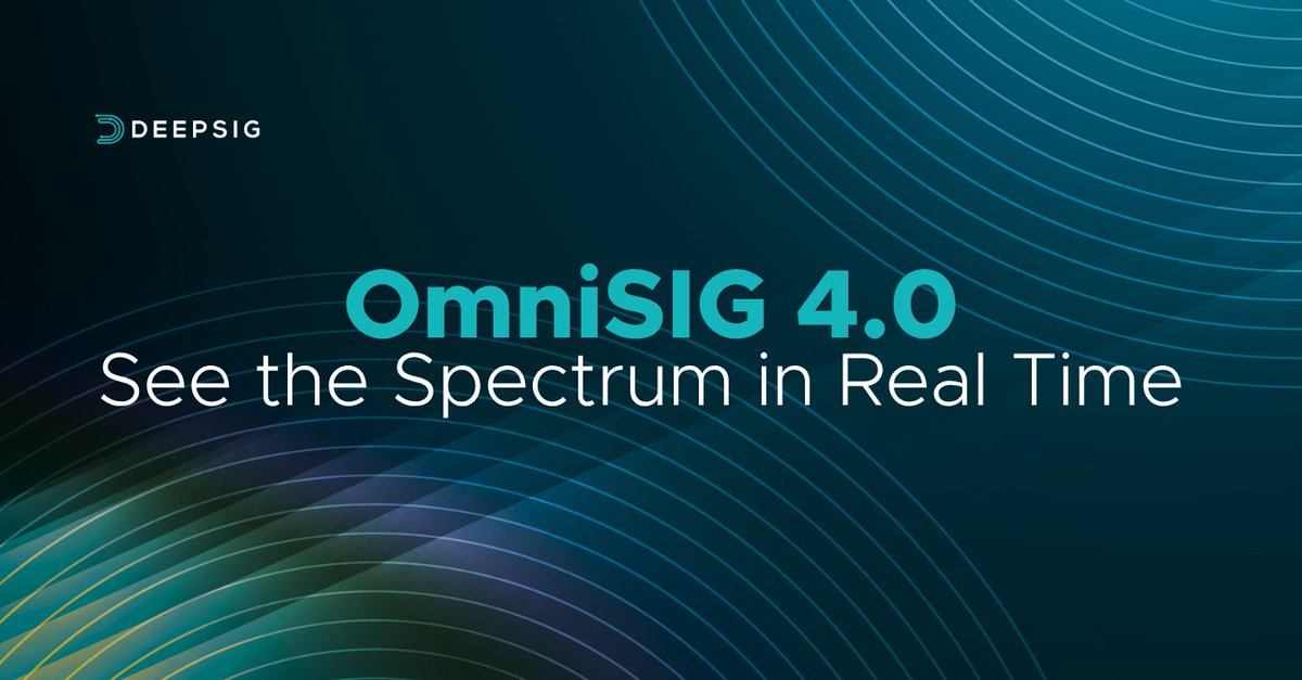 deepsignl's tweet photo. OmniSIG 4.0 represents a significant advancement in AI-powered spectrum awareness. Rather than relying on handcrafted signal processing techniques, the platform applies deep learning optimized for the radio-frequency domain to detect and classify signals across a wide range of operating conditions. The new release also adds support for eight additional hardware receivers, expanding deployment options from laboratory environments to edge devices, field operations, and autonomous systems. Learn more: https://t.co/AMGeTX3Jfb

#RFML #SpectrumIntelligence #SpectrumAwareness #AI
