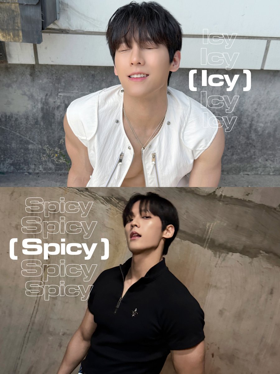 BTOBCOMPANY's tweet photo. [📸]

Icy🧊 or Spicy🔥

#비투비 #BTOB
#이민혁 #LEEMINHYUK
#허타 #HUTA
#TEMPERATURE
#Icy_Spicy #아이시앤스파이시
@btob2mh https://t.co/zMF4yt3gyi