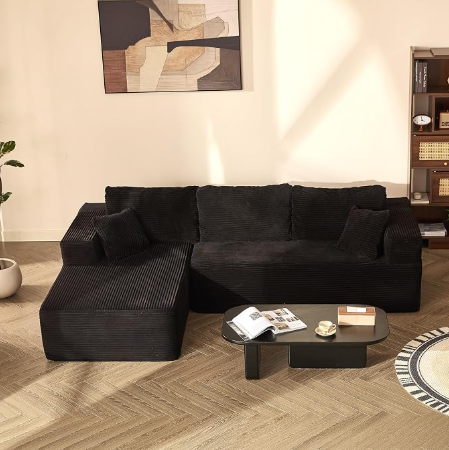 JosCrcelesskw's tweet photo. Sofá esquinero Modular en L con función Cama y Chaise Longue Derecha – Tapizado en Pana, Asiento Profundo – Sofá Cama para salón – Sin Montaje (Negro, Chaise Longue Izquierda (Frente))
https://t.co/x97MSYVsP3 https://t.co/XwdPlAJYsa