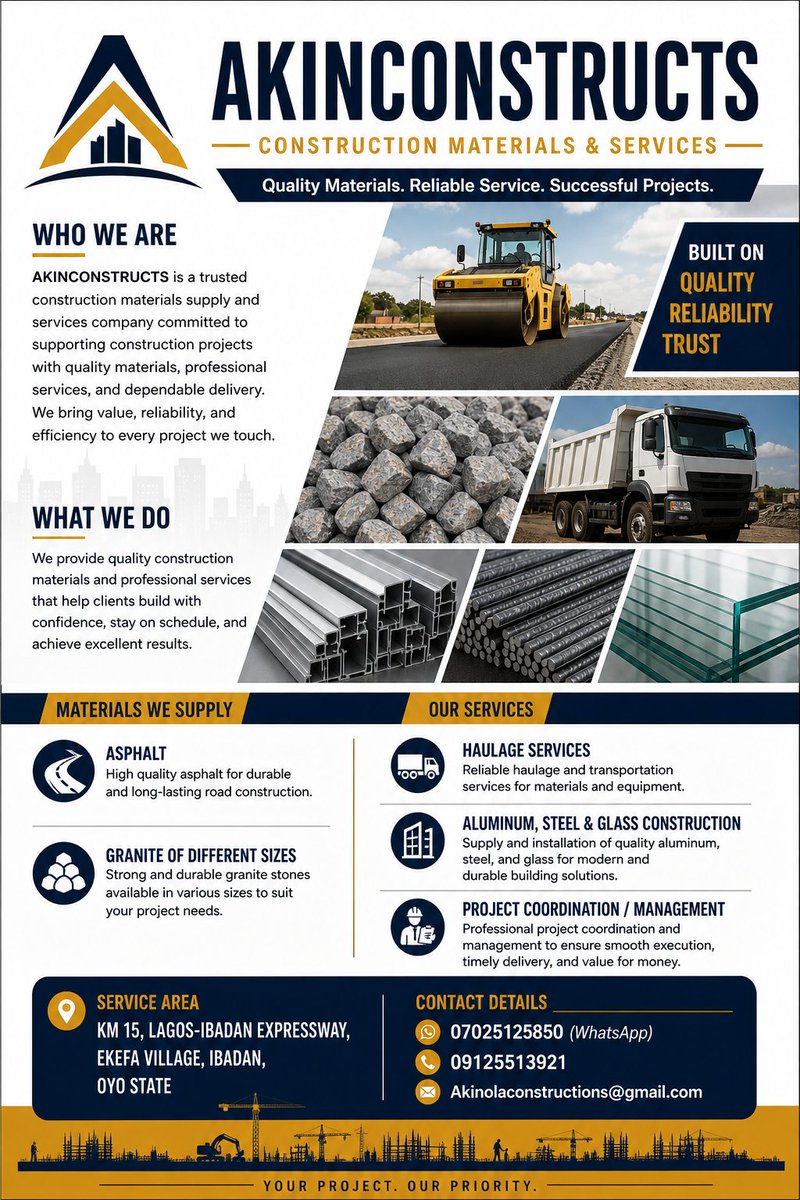 Akinsconstructs's tweet photo. @PoojaMedia Let's get to work.. https://t.co/7eqPUOqWSU