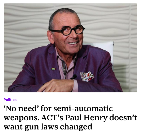 DarrenWatson_NZ's tweet photo. Henry's been in the ACT Party less than a day. He's already clashing with the McKee on policy direction. Seymour is going to regret letting this narcissistic ultra-wealthy hipster boomer in very quickly. #loosecanon #nzpol https://t.co/ARAyB94q9G