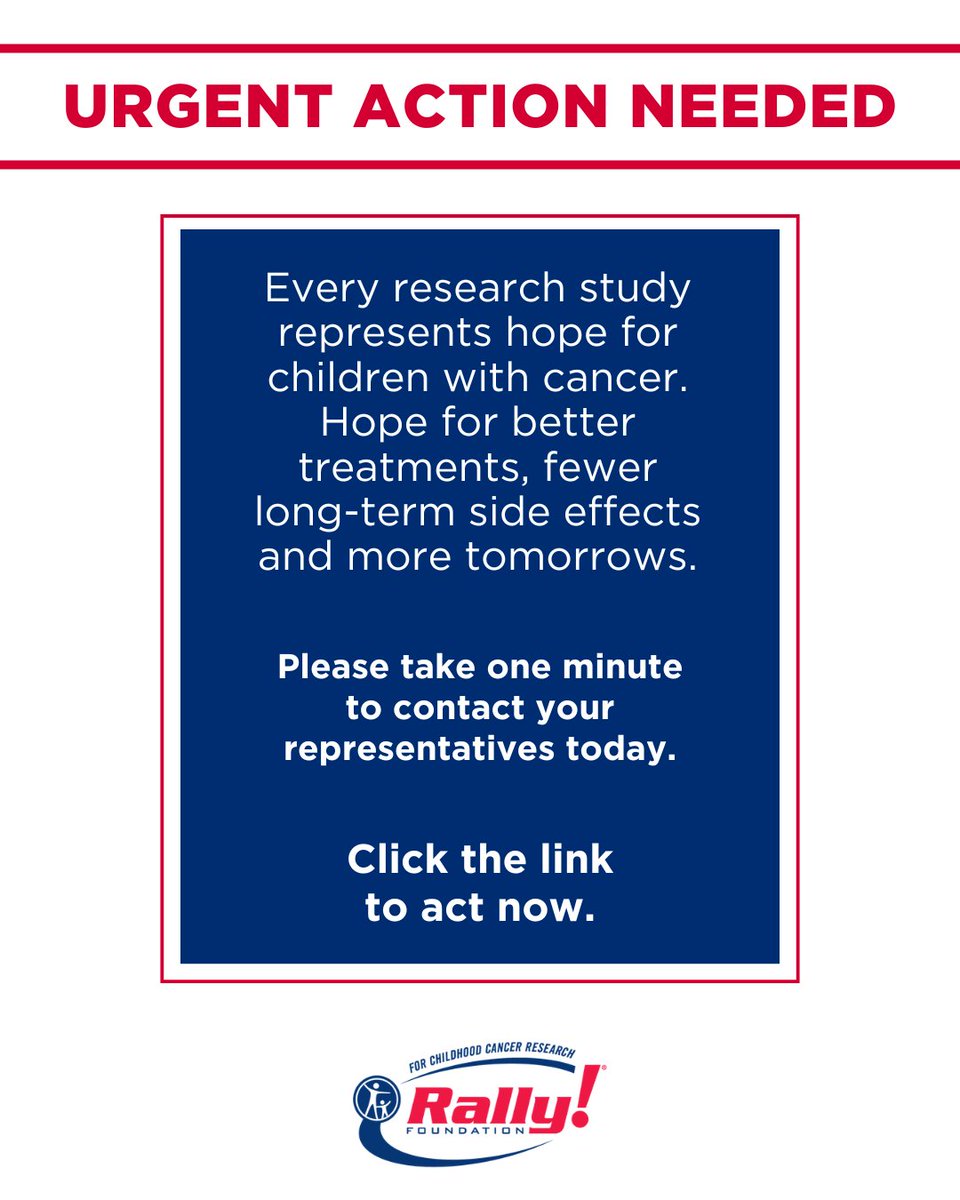 RallyFoundation's tweet photo. Rally Foundation strongly opposes this proposed federal rule and urges the Office of Management and Budget to withdraw it.

Take one minute to contact your elected officials:

https://t.co/OQDmwoDVic https://t.co/FK5OvXEAaa