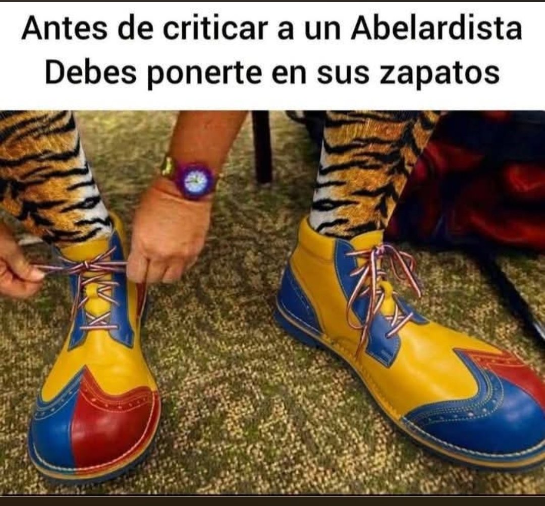 cancamont's tweet photo. @codiguillos @Adrianabattaia Procedo a ponerme sus zapatos. TREMENDO COMENTARIO!! Usted ha sido un escritor de COMEDIA y LOCUTOR muy MEDIOCRE . https://t.co/vb4fke4n7e