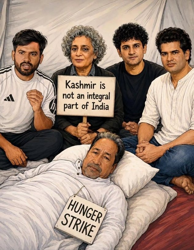 NileshHW's tweet photo. 🚨 BREAKING: Exposing Fraud Climate Activist Sonam Wangchuk (@Wangchuk66)

》During his protest in Ladakh, Sonam Wangchuk said: “If China invades India through Ladakh, we will not stop China but will show the path to China getting inside.”

》In the movie 3 Idiots, the character Phunsukh Wangdu (played by Aamir Khan and inspired by Sonam Wangchuk) was shown as having 400+ patents.  
▪︎=> Reality: Sonam Wangchuk holds only 1–3 patents.

》The fictional Phunsukh Wangdu was portrayed as a poor innovator with no political agenda.  
▪︎=>In contrast, Sonam Wangchuk is wealthy, with his father having been a @INCIndia minister.

》This is how movies mislead Indian youth. Sonam Wangchuk is not a scientist.

》Due to Sonam Wangchuk’s protests in Ladakh, unrest occurred in which 4–5 people lost their lives.  
▪︎=> The same person allegedly visited Pakistan but never met the families of the deceased.

》He is currently on an 18 day fast at Jantar Mantar, supporting the CJP (@Cockroachisback) “Cockroach Janta Party” and Abhijeet Dipke (@abhijeet_dipke), Saurav Das (@SauravDassss) & Vijeta Dahiya (@VijetaDahiya) but on the orders of AAP (@AamAadmiParty) and Arvind Kejriwal (@ArvindKejriwal)

》He is the biggest fraud. It's a humble request to stop your children, elderly persons, and specially-abled individuals from joining the 20 July Sansad Bhavan march.

》Organizers that are #CockroachJantaParty, #AbhijeetDipke, #SauravDas, #VijetaDahiya and #SonamWangchuk, are planning a sinister move to create chaos and use vulnerable people as shields against Delhi Police to gain public sympathy.

》During the Parliament session, the public is not permitted to enter Sansad Bhavan.  
▪︎=> The “Cockroach Janta Party”, Dipke, Das, and Dahiya have not sought or obtained permission from Delhi Police for the 20 July march.

》FYI: The way Cockroach Janta Party and it's founders Abhijeet Dipke have made Sonam Wangchuk a scapegoat for the Hunger Strike, the same way they would use your family members lives for the 20th July, Sansad Bhavan march. Because of "सोनम वांगचुक", 4-5 people have already lost their lives in Ladakh protest. Take care of your family members.

》Rahul Gandhi, did Bharat Jodo Yatra yet losing elections including the LokSabha elections. So this Cockroach 🪳 protest would hardly put dent on BJP's image or Hon'ble Prime Minister Narendra Modi's image or the love he recives from billions of people worldwide.

》Kunal Kamra (@kunalkamra88) again made fun of Maa Sita, at the protest site. Why not make fun on Allah (Muslims)?

》Sonam Wangchuk, has love and affection with China. Why CPI(M) members were seen with Bags entering Chinese embassy. After visiting Jantar Mantar protest and Sonam Wangchuk.

》Vijeta Dahiya said my anyone should call Premanand ji as Maharaj? He always makes fun of Hindu God's and Goddess?

》Dhurv Rathee, girl friend @kavya_karnatac, attended the protest

#JantarMantar #Delhi #DelhiPolice #AAP #Cockroach #ArvindKejriwal #Parliament #KunalKamra #Atishi #ParliamentMonsoonSession #HungerStrike #DhruvRatee #AmitShah  #ArpitSharma #NarendraModi #DharmendraPradhan #शेतकऱ्यांचा_भाऊ_देवाभाऊ #MahaCMforFarmers