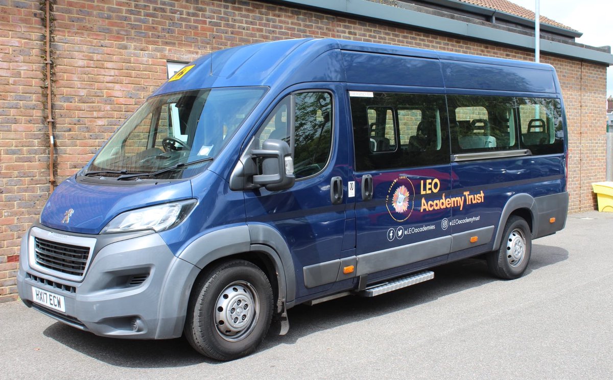 LEOacademies's tweet photo. 🚌 A massive thank you to our brilliant Transport Manager, Andy Stanford, and our 12 drivers.

In 2025/26, our 10 minibuses travelled 60,000 miles (2.5 x around the 🌍!) for 31,000 happy passengers. Delivering amazing enrichment opportunities for children at schools across @LEOacademies.

#WeAreLEO 🦁 🧡