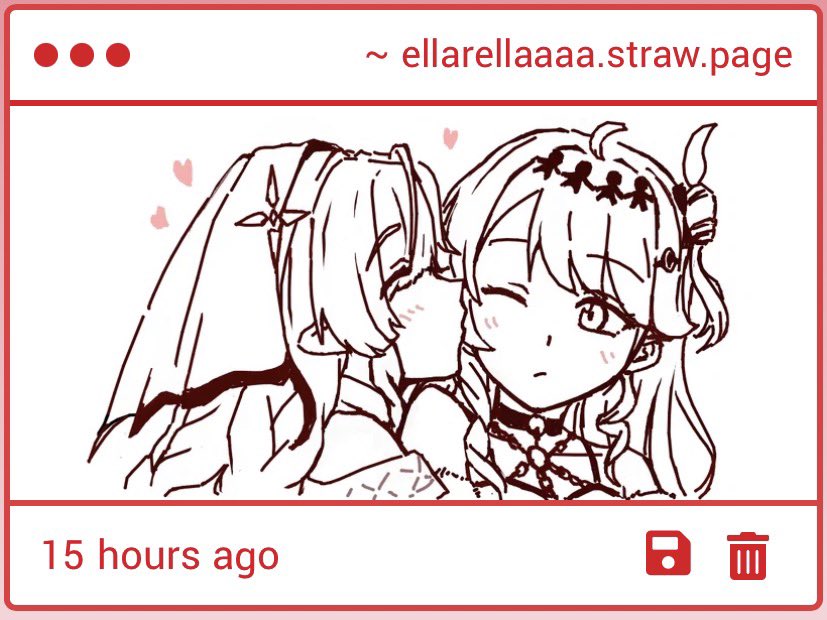 ellarellaaaa's tweet photo. denrika kiss!! they’re so cute and sweet and nothing bad will ever happen to them ever!! thank you!!! https://t.co/w6afv61FaD