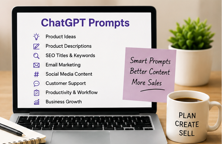 RemoteEarning's tweet photo. Work smarter with ChatGPT. 🤖✨

Use AI to generate product ideas, write SEO-friendly content, create social media posts, draft emails, and save hours every week. Focus less on busy work and more on growing your business. 🚀

#ChatGPT #AI #ContentCreation #DigitalProducts https://t.co/BdJIdmDlz7