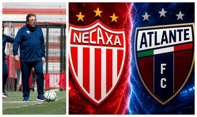 NoticierosGREM's tweet photo. Arranca el Torneo de Apertura 2026 con el regreso del Atlante; este jueves los Potros visitan al Necaxa y Xolos se miden a Tigres ⚽https://t.co/F39JO93iQt https://t.co/NW6yOKJaXW