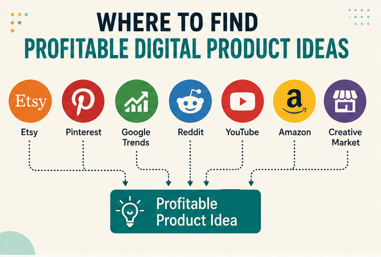 RemoteEarning's tweet photo. Looking for your next winning digital product idea? 💡

Don't guess—research where buyers already are. Explore Etsy, Pinterest, Google Trends, Reddit, YouTube, Amazon, and Creative Market to discover products people actually want.

#DigitalProducts #EtsySeller #PassiveIncome https://t.co/HVG3MqjqyS