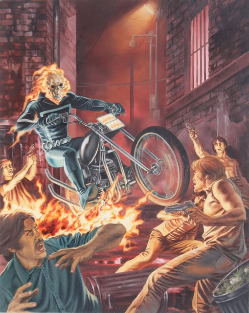 fabiaschi's tweet photo. Mike Ploog Ghost rider artwork https://t.co/NxAX3s2bd0
