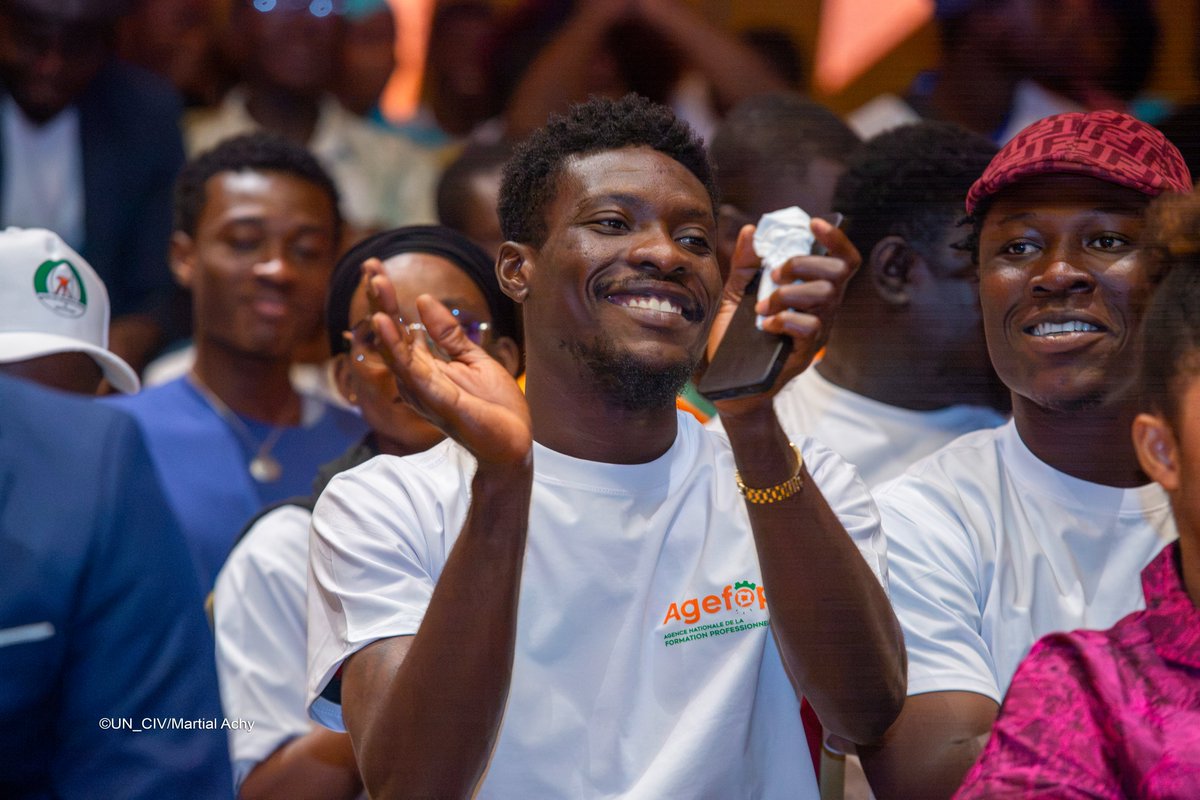 ONU_CIV's tweet photo. 🎓 Avec le #FIMEC2026, organisé à l'occasion du #YouthSkillsDay, la Côte d'Ivoire place les compétences des jeunes au cœur de sa transformation socio-économique.

L'@ONU_CIV soutient cette ambition qui fait du capital humain un moteur de compétitivité, d'emploi &amp; de prospérité. https://t.co/yvu9dfaytr