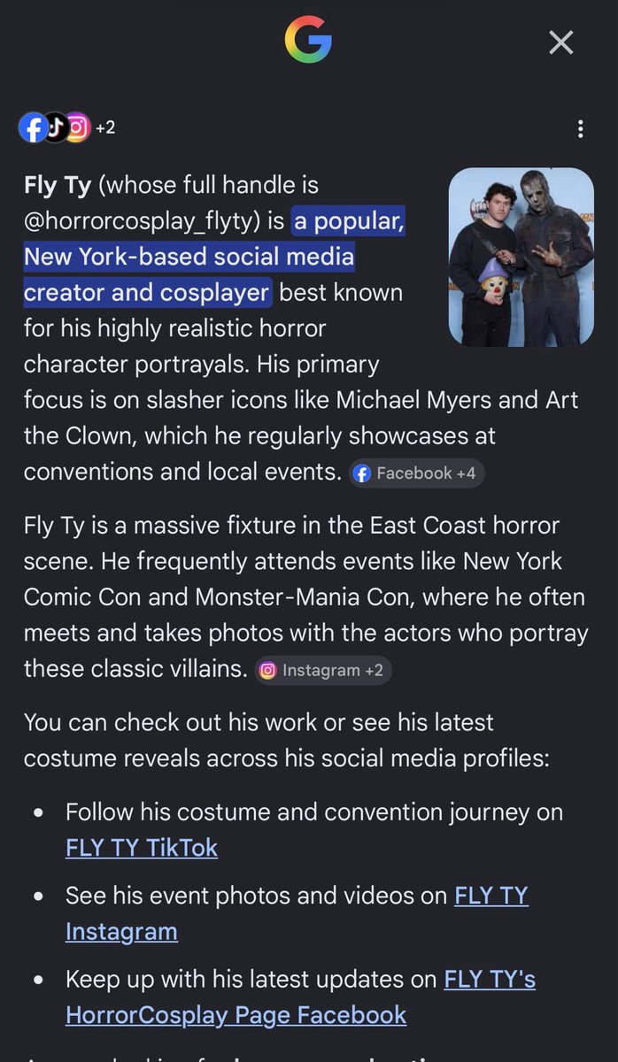 horrorcos_flyty's tweet photo. 10 Years in cosplaying went quick asf for me ya’ll….I remember back when I first started and now the recognition finally paying off 🙏🏽💪🏽🎃💯
#cosplayer #cosplaylife #horror #michaelmyers #halloween #scary #theboogeyman #michaelmyerscosplayer #nyc #brooklyn https://t.co/Ia3Xv9t5kZ