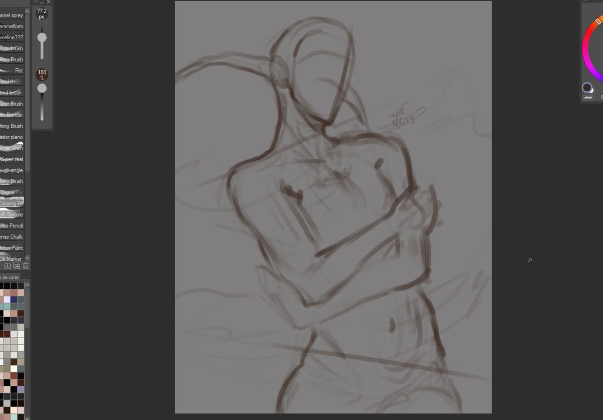 B4BBYY_art's tweet photo. Esboço feio de uma artista indecisa 
😛 https://t.co/A4zV5azIDm