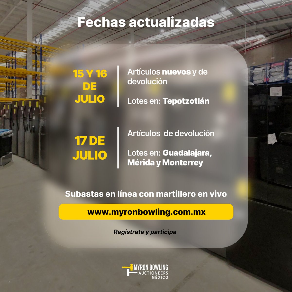 MyronBowling's tweet photo. ¡Atención! Nuestro calendario de subastas ha sido actualizado. Revisa las nuevas fechas, agenda las que más te interesen y prepárate para participar en las próximas oportunidades. https://t.co/yKKVz9clRq