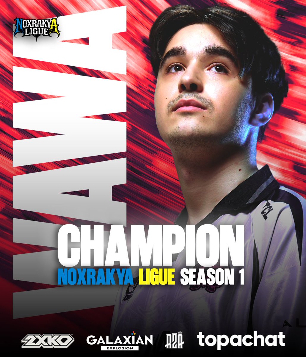 MK_RZA's tweet photo. CHAMPION MON FRERE !

Notre @Wawa_FGC remporte la saison 1 de la Noxrakya Ligue sur 2XKO !

Ligue semi-ouverte, regroupant les 16 meilleurs joueurs de France. Une route légendaire avec une démi-finale win contre Noka 5-1 & une finale contre Yasha 5-0 #M8WIN

Après 8 semaines de cast + le mixup et l'EVO j'vais aussi me reposer un peu, prenez soin de vous et on s'attrape le mois prochain 🔥