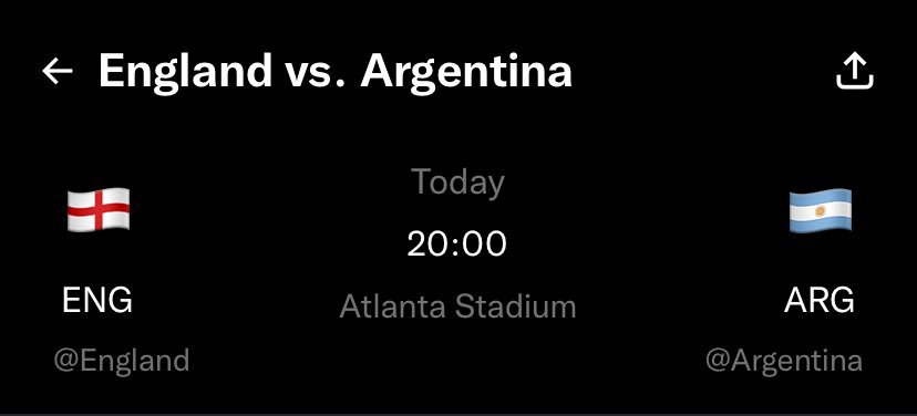 crypt_jounal's tweet photo. Good night CT 

The match is on and I'm rooting for Argentina Vamos! 🇦🇷 https://t.co/Cx74DPp0O0