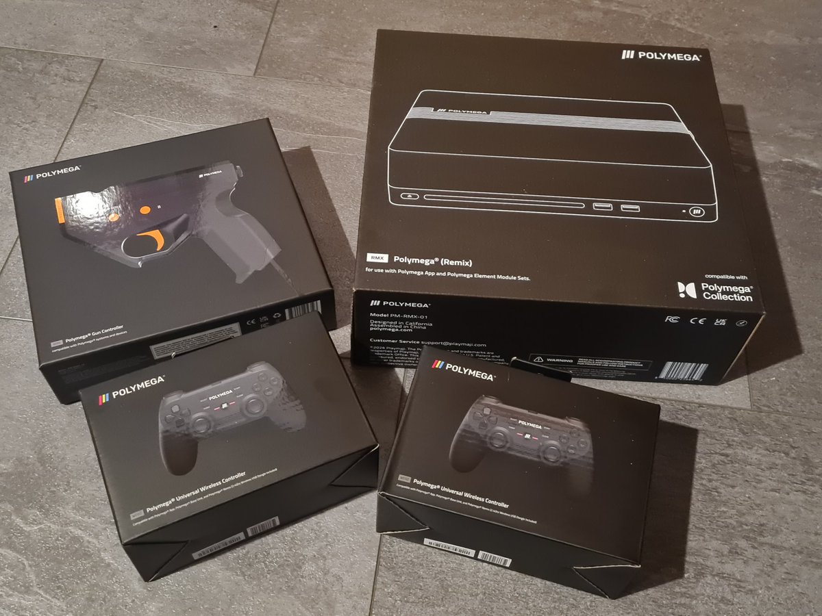 I got something new 😁 The @polymega #Remix! Let's see how this