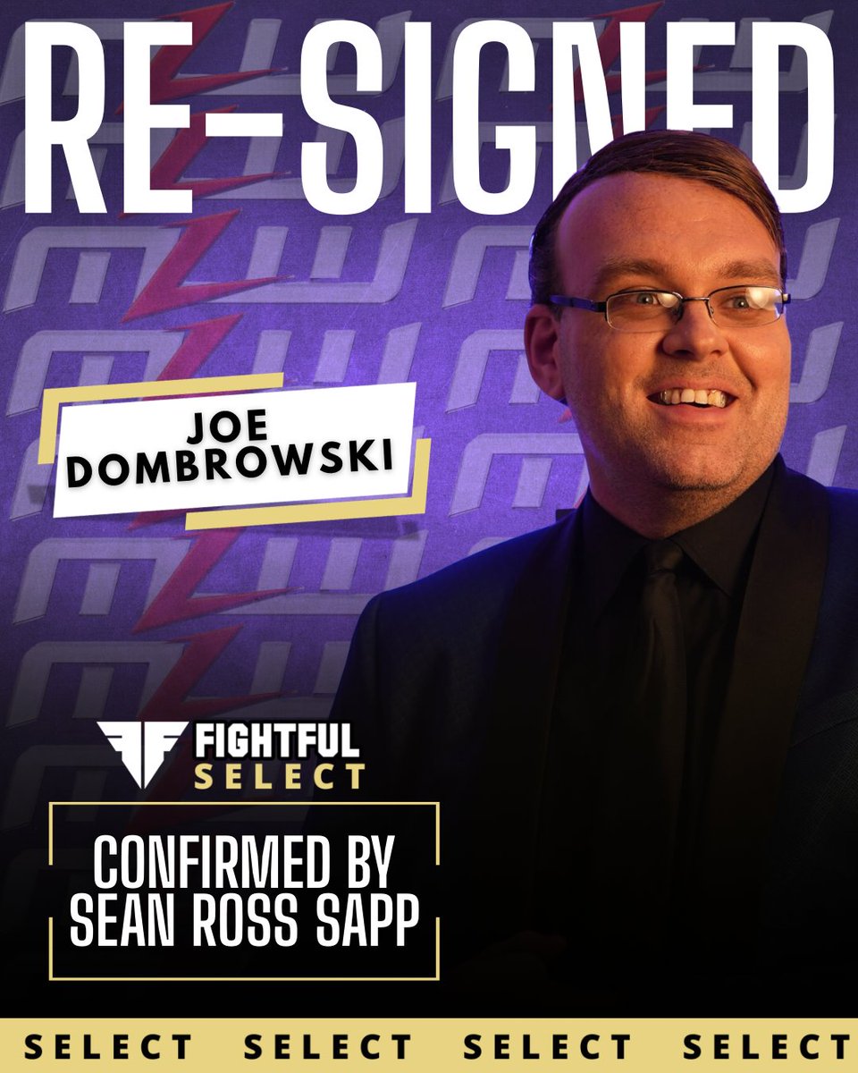 Fightful's tweet photo. MLW commentator Joe Dombrowski has re-signed with the company, @SeanRossSapp of @FightfulSelect has learned. https://t.co/f4mMPsWLW7