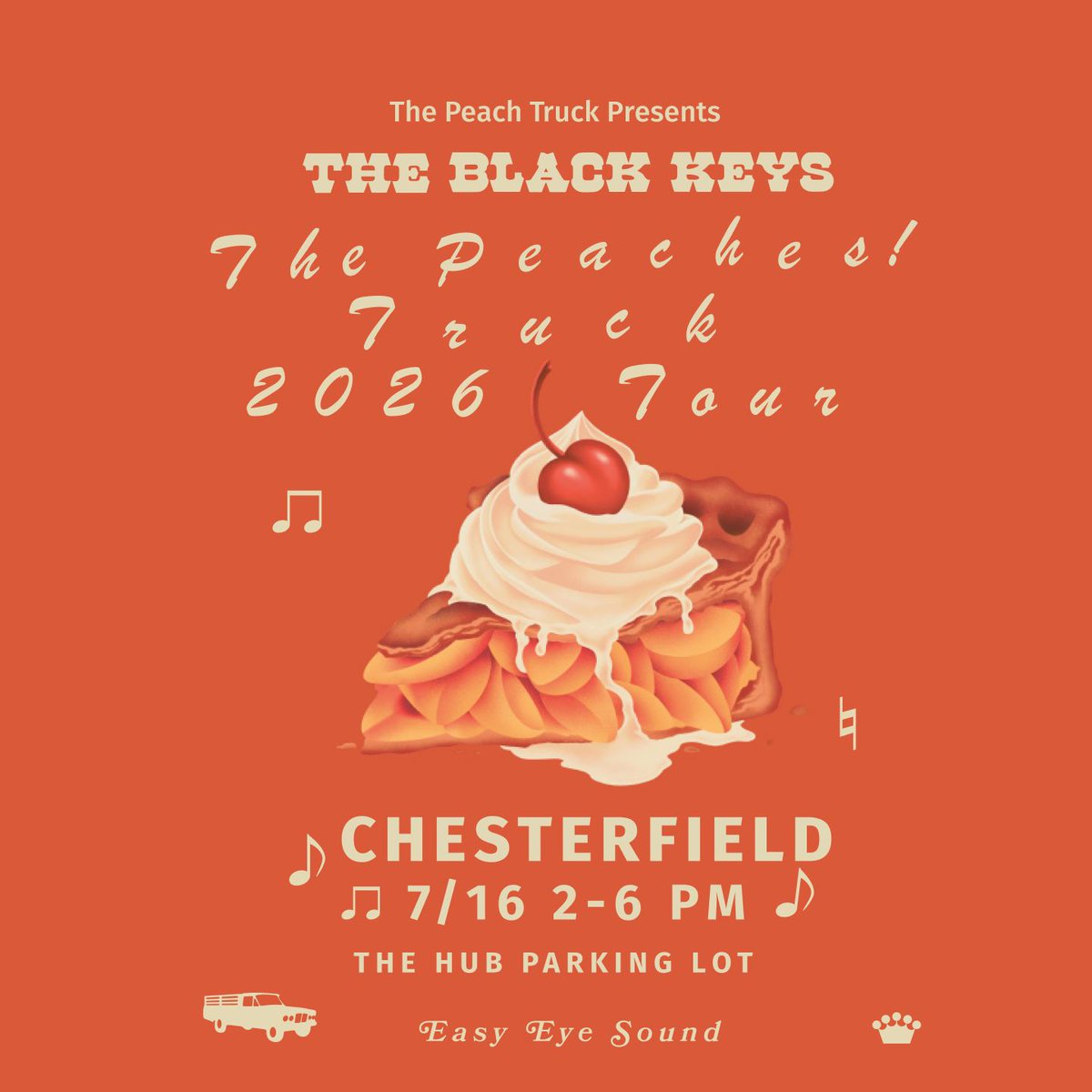 thefactory_stl's tweet photo. 🍑 The Peach Truck is rolling into The District TOMORROW! 🍑

Stop by The Factory/HUB parking lot from 2–6 PM to grab fresh peaches and celebrate The Black Keys' new album: Peaches, during the Peach Truck Tour with us! 🎉 https://t.co/b1SIXBu2rH