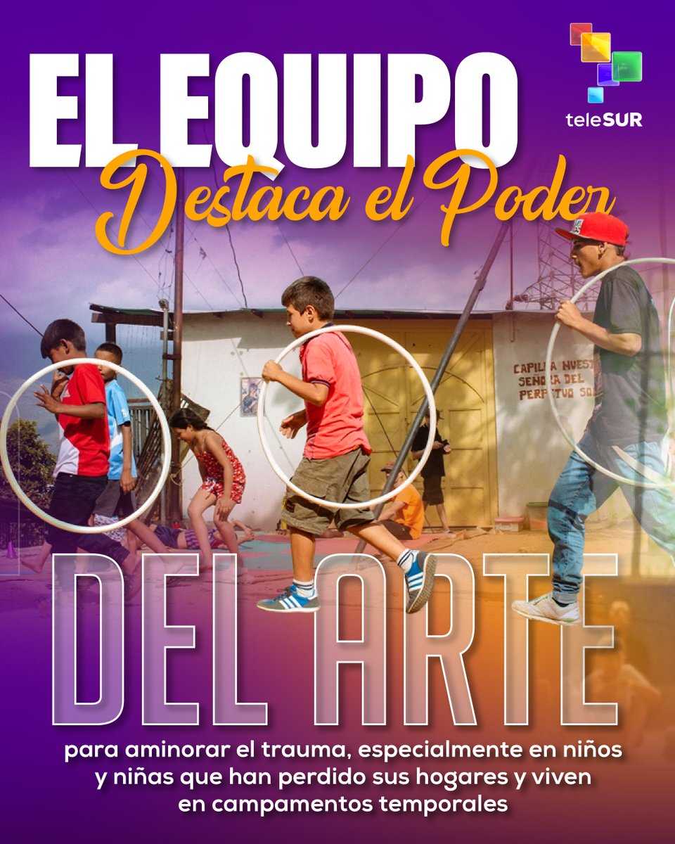 VidasTelesur's tweet photo. El circo no solo es espectáculo, sino una poderosa herramienta de sanación emocional para una población que enfrenta una de las peores tragedias de su historia reciente.🤩🇻🇪👏🏻🤡 https://t.co/0PnUSEDQUL