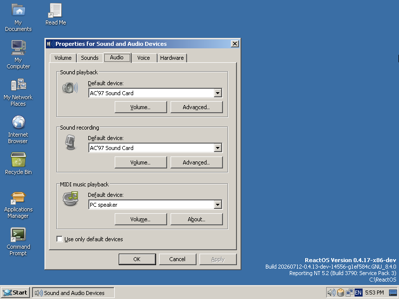 ReactOS tweet media