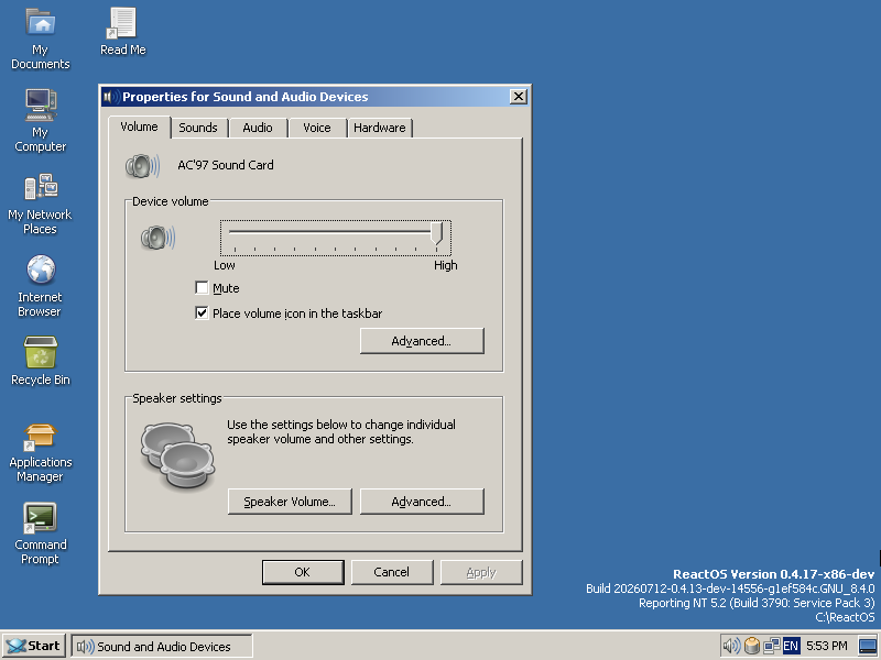 ReactOS tweet media