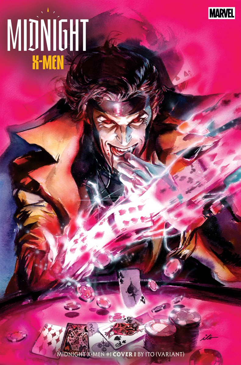 MarvelComicsHQ's tweet photo. In ‘Midnight X-Men’ #1 by Jonathan Hickman and Matteo Della Fonte, the X-Men’s battle is no longer one of acceptance, but of survival…and blood.
 
🩸 COVER B RYAN STEGMAN MIDNIGHT BLOODBATH VARIANT
🩸 COVER D BJÖRN BARENDS MIDNIGHT HORROR HOMAGE VARIANT
🩸 COVER I ITO VARIANT https://t.co/X1iODxBrBn