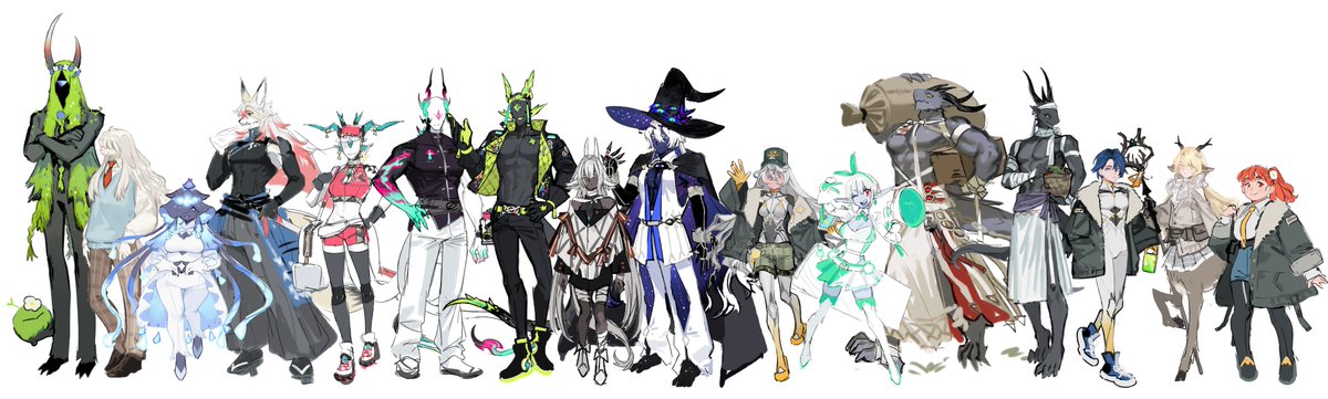 Fah09838's tweet photo. hi i do character design #portfolioday https://t.co/RR68elGhjO