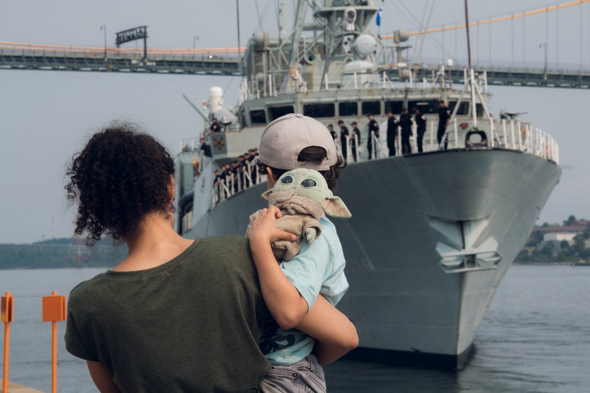 ForcesCanada's tweet photo. Aujourd’hui, le Navire canadien de Sa Majesté Ville de Québec a quitté son port d’attache de Halifax, en Nouvelle-Écosse, pour prendre part à l’Opération REASSURANCE.
https://t.co/jnBScn6wZ0 https://t.co/Q1G3UbTuHn