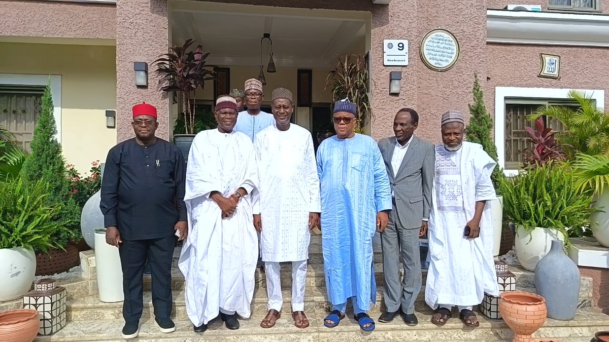 Arch_Dangiwa's tweet photo. Today, I had the pleasure of receiving a delegation from the Architects Registration Council of Nigeria (ARCON) and the Nigerian Institute of Architects (NIA), led by their Presidents, Arc. (Sir) Dipo Ajayi and Arc. Sani I. Saulawa.

I am deeply honoured by their kind words and recognition of my service to our country and to the architectural profession during my tenure as Minister of Housing and Urban Development.

The delegation expressed appreciation for the role I played in facilitating the resolution of the longstanding disputes between ARCON and NIA. I was particularly encouraged by their assurance that the seeds of peace, dialogue and reconciliation that were sown during that process are today bearing good fruits for the benefit of the profession and the built environment sector. Nothing is more fulfilling than seeing institutions work together in harmony towards a common goal.

Their visit was also a reminder of the enduring bonds that unite us as professionals committed to nation-building through architecture, housing and sustainable urban development. I am grateful for their confidence in my continued role as a source of counsel and support for the advancement of the profession. I remain committed to contributing in any way I can to initiatives that promote professional excellence, institutional collaboration and national development.

I also sincerely appreciate their heartfelt condolences on the recent passing of my beloved brother, late Alhaji Dikko Abdullahi.. Their prayers, sympathy and solidarity have been a great source of comfort to me and my family during this difficult period.

As architects, we have a responsibility not only to design buildings but also to help build stronger institutions, stronger communities and a stronger nation. I look forward to seeing ARCON and NIA continue to work together in unity and purpose for the advancement of the profession and the development of our country.

I thank the leadership of both organisations for this thoughtful visit and wish them continued success in their service to the profession and our nation.