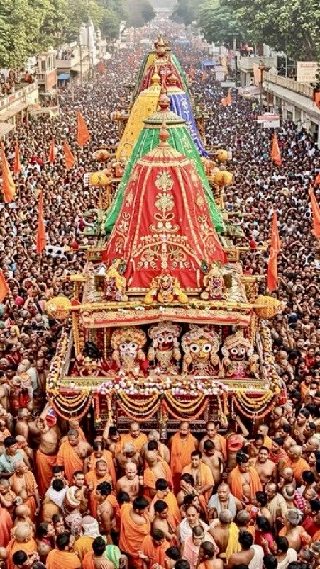 AmarpreetKale's tweet photo. जय जगन्नाथ 🙏

भक्ति, श्रद्धा और आध्यात्मिक उल्लास का पर्व महाप्रभु श्री जगन्नाथ जी की रथयात्रा के पावन अवसर पर सभी को हार्दिक शुभकामनाएं।

महाप्रभु  जी की यह दिव्य यात्रा आपके जीवन में आनंद, आरोग्य, सौभाग्य और समृद्धि का रथ लेकर आए।

महाप्रभु समस्त भक्तों की मनोकामनाएँ पूर्ण करें । 

#RathYatra2026 #RathaJatra2026
#RathaYatra2026 #RathaJatra #JagannathRathYatra #Jagannath 
#रथयात्रा #जगन्नाथ_रथ_यात्रा #जगन्नाथ