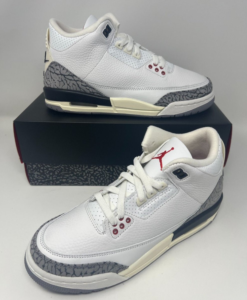 bamprofits's tweet photo. Nike Air Jordan 3 Retro White Cement Reimagined GS Size 7Y Youth DM0967-100 https://t.co/o1o71FRkZT https://t.co/WRjzelk1ia