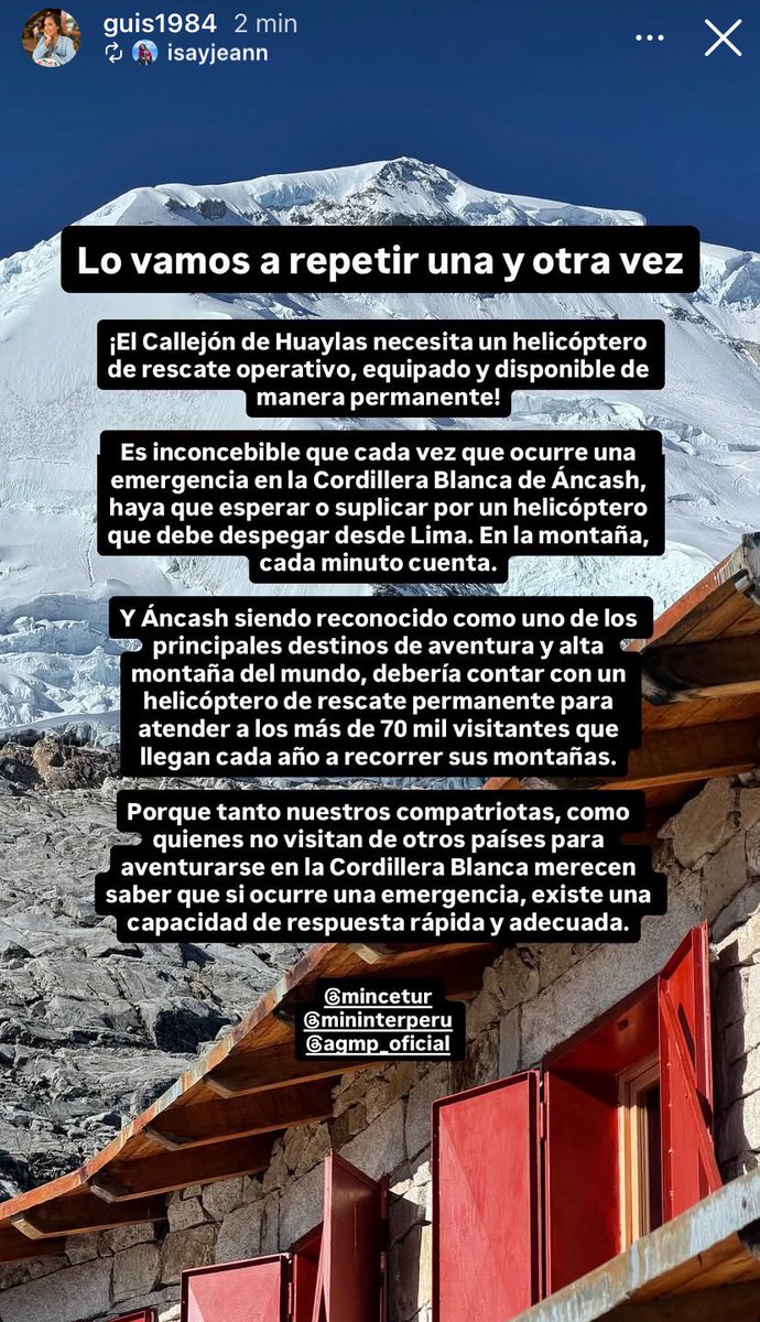 lusalmon's tweet photo. @MininterPeru @Mintur https://t.co/Au8WExXkNc
