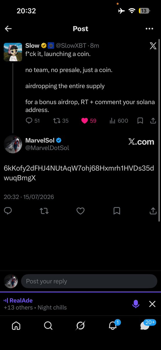 MarvelDotSol's tweet photo. @dndlyxx Done with proof

6kKofy2dFHJ4NUtAqW7ohj68Hxmrh1HVDs35dwuqBmgX https://t.co/OLuBO0iIdC