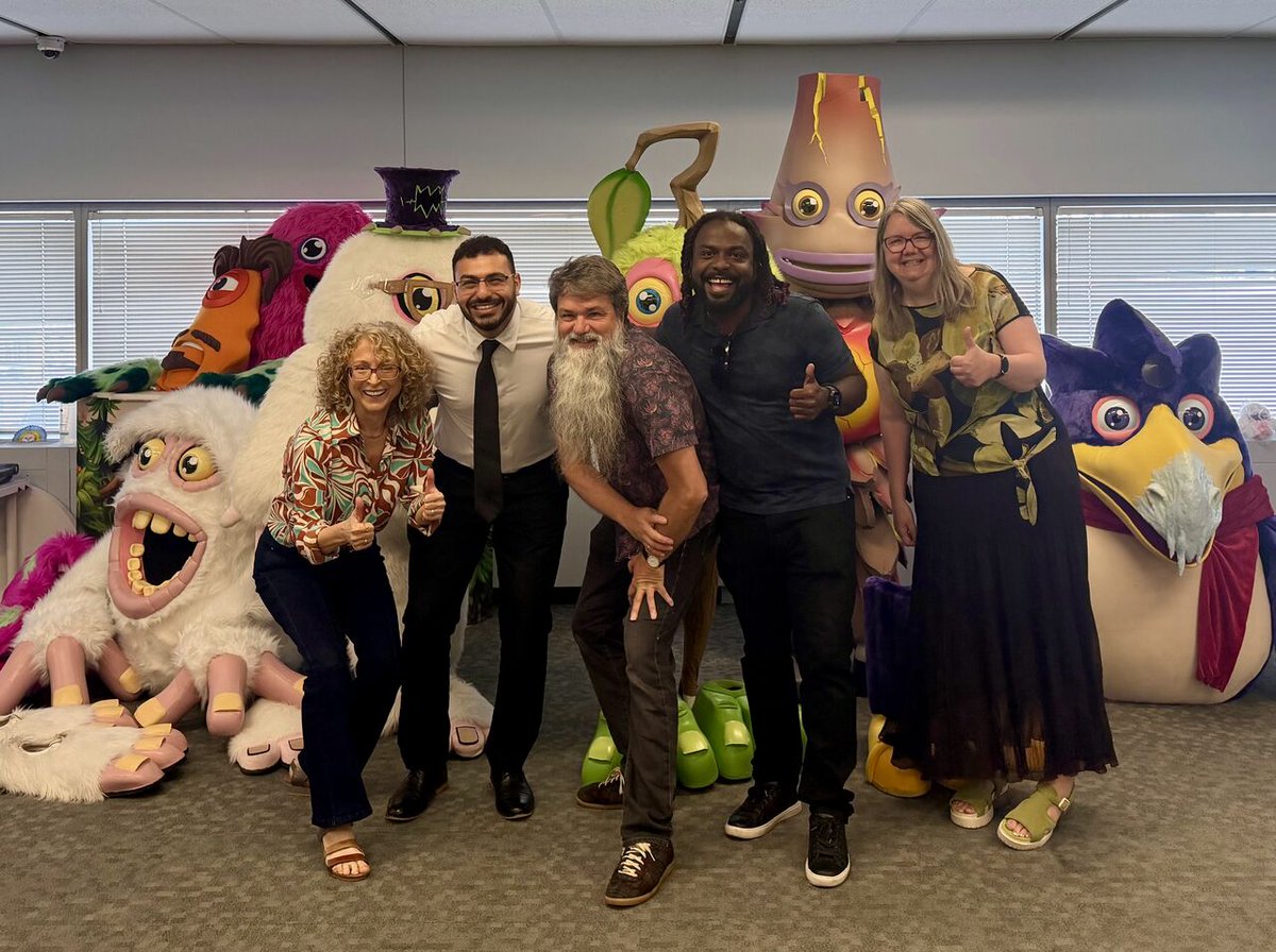 IOnews's tweet photo. Last week, Interactive Ontario brought MP Fares Al Soud to visit Big Blue Bubble, the London-based studio behind the global hit My Singing Monsters. https://t.co/2lcvuvzYxc