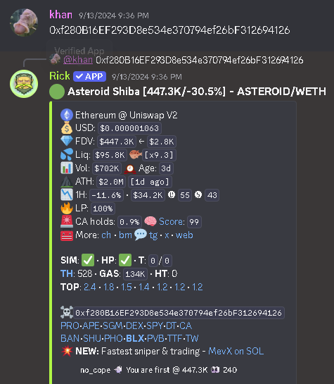 khan_fights's tweet photo. bruh i scanned $asteriod 2 years ago. rick always shoving fumbles in my face lmao https://t.co/5FWgCGbeSV
