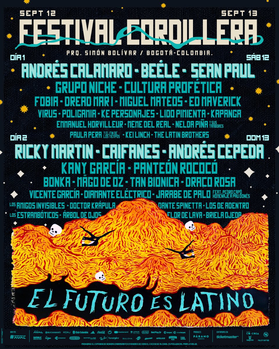 Radiorageofi's tweet photo. Festival Cordillera Revela La Distribución Oficial Por Días Del Cartel De Su Quinta Edición, Festival Cordillera 2026: Cartel por días aquí... @CordilleraFest 2026 @paramo_presenta 
https://t.co/sTXtmn3R5u https://t.co/Z6WRP4YIPE