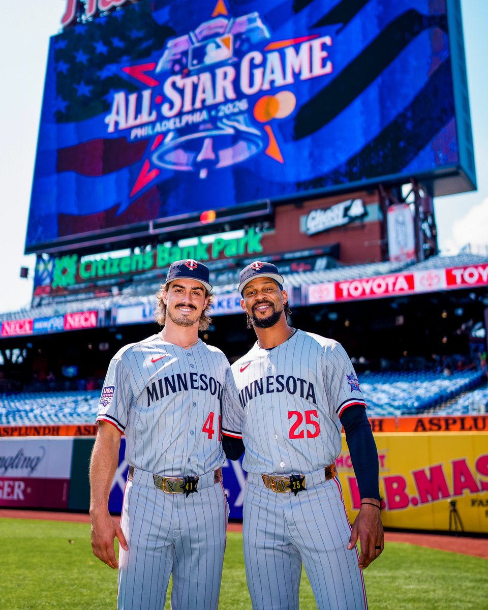 Twins's tweet photo. So proud of our All Stars!🌟 https://t.co/IGdpGstAcX