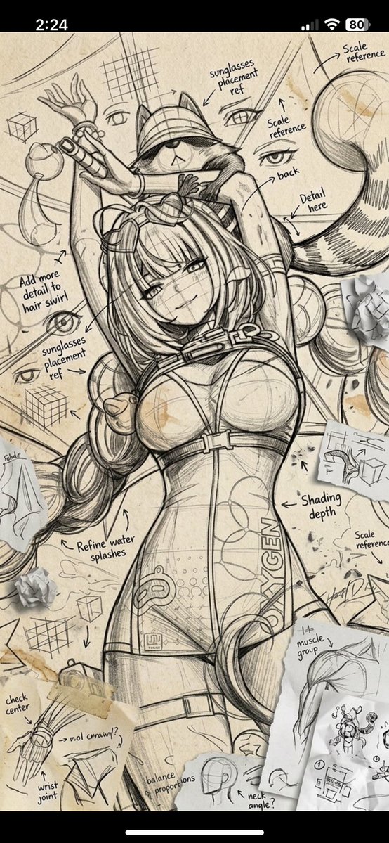screamingandpee's tweet photo. AI users doing anything to pass as real artists they just lie and lie and lie when it’s easier to just pick up a pencil. https://t.co/suTxsNJHzP