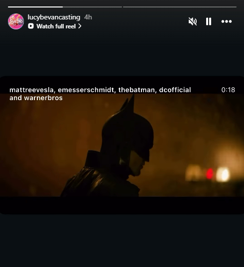 TheBatmanSagaNW's tweet photo. Lucy Bevan will return to serve as the Casting Director for ‘THE BATMAN: PART 2’

(confirmed by herself via IG Story) https://t.co/A7Ko674YW7
