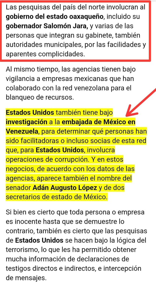 eliseocortes1's tweet photo. RED DE MADURO EN #OAXACA : EL EXPEDIENTE DE EE. UU. 🛑

​Investigan lavado de dinero de PDVSA en hoteles de lujo en Huatulco y Mazunte 
El expediente salpica a @salomonj , su gabinete, @adan_augusto y funcionarios federales por presuntas complicidades
​@GobOaxaca 
@Claudiashein https://t.co/PhFjSjQ7Ie