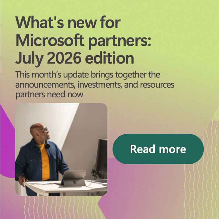 msPartner's tweet photo. Who doesn't love a good update?

In this new fiscal year, Microsoft is evolving the partner experience by unveiling new tools, partner experiences, and skilling capabilities.

Read more here: https://t.co/H9TQVyMbrl
#MSPartner https://t.co/MtOuK9ldZZ